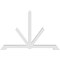 Ekena Millwork Vanguard Architectural Grade PVC Gable Bracket, 84"W x 56"H x 4"D x 4"F, 16/12 Pitch GBP084X56X0404VAN00 - alternate 5